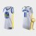 Golden State Golden State Warriors #11 Klay Thompson Mens Nike White 2021-22 NBA Finals Champions Authentic Jersey Mens