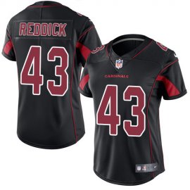 Nike Arizona Cardinals #43 Haason Reddick Black Womens Stitched NFL Limited Rush Jersey