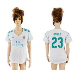 Womens Real Madrid #23 Danilo Home Soccer Club Jersey