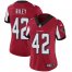 Nike Atlanta Falcons #42 Duke Riley Red Team Color Womens Stitched NFL Vapor Untouchable Limited Jersey