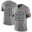 Chicago Chicago Bears #96 Akiem Hicks Mens Nike Gray Gridiron II Vapor Untouchable Limited NFL Jersey