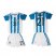 Argentina #21 Matias Home Kid Soccer Country Jersey
