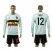 Belgium #12 Gillet Away Long Sleeves Soccer Country Jersey