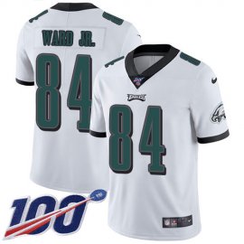 Nike Philadelphia Eagles #84 Greg Ward Jr. White Youth Stitched NFL 100th Season Vapor Untouchable Limited Jersey