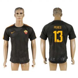 Roma #13 Peres Sec Away Soccer Club Jersey