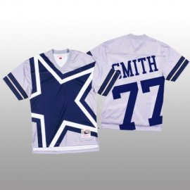 NFL Dallas Cowboys #77 Tyron Smith White Mens Mitchell & Nell Big Face Fashion Limited NFL Jersey