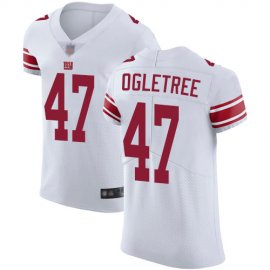 Nike New York Giants #47 Alec Ogletree White Mens Stitched NFL Vapor Untouchable Elite Jersey