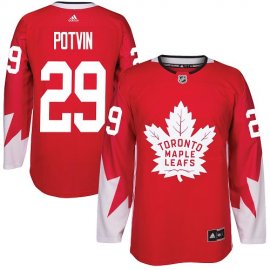 Adidas Toronto Maple Leafs #29 Felix Potvin Red Team Canada Authentic Stitched NHL Jersey