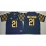 Oregon Ducks #21 Mighty Oregon Navy Blue Webfoots 100th Rose Bowl Game Elite Stitched NCAA Jersey