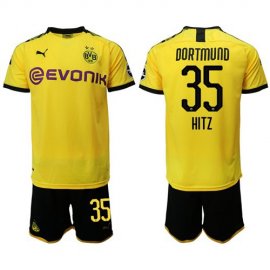Dortmund #35 Hitz Home Soccer Club Jersey
