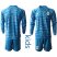 Argentina Blank Blue Long Sleeves Goalkeeper Kid Soccer Country Jersey