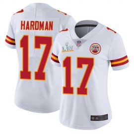 Nike Kansas City Chiefs #17 Mecole Hardman White Womens Super Bowl LV Bound Stitched NFL Vapor Untouchable Limited Jersey
