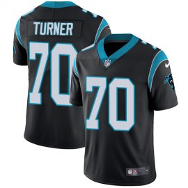 Nike Carolina Panthers #70 Trai Turner Black Team Color Mens Stitched NFL Vapor Untouchable Limited Jersey