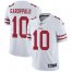 Nike San Francisco 49ers #10 Jimmy Garoppolo White Mens Stitched NFL Vapor Untouchable Limited Jersey