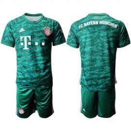 Bayern Munchen Blank Green Goalkeeper Soccer Club Jersey