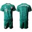 Bayern Munchen Blank Green Goalkeeper Soccer Club Jersey