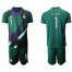 France #1 LLORIS Green Goalkeeper Soccer Country Jersey