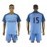 Manchester City #15 J.Navas Home Soccer Club Jersey