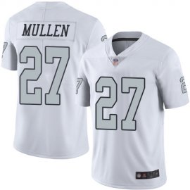 Nike Las Vegas Raiders #27 Trayvon Mullen White Mens Stitched NFL Limited Rush Jersey