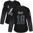 Adidas Tampa Bay Lightning #18 Ondrej Palat Black 2022 Stanley Cup Final Patch Womens Alternate Authentic Stitched NHL Jersey Womens