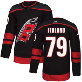 Adidas Carolina Hurricanes #79 Michael Ferland Black Alternate Authentic Stitched NHL Jersey