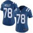 Nike Indianapolis Colts #78 Ryan Kelly Royal Blue Team Color Womens Stitched NFL Vapor Untouchable Limited Jersey
