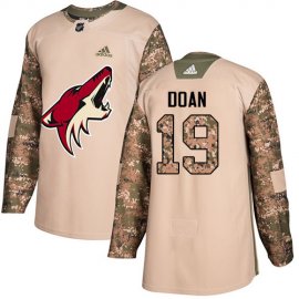 Adidas Arizona Coyotes #19 Shane Doan Camo Authentic 2017 Veterans Day Stitched Youth NHL Jersey