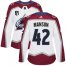 Adidas Colorado Avalanche #42 Josh Manson White Womens 2022 Stanley Cup Final Patch Road Authentic Stitched NHL Jersey Womens