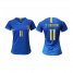 Womens Brazil #11 P.Coutinho Away Soccer Country Jersey