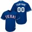 Texas Rangers Majestic Cool Base Custom Jersey Royal