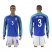 Brazil #3 Miranda Away Long Sleeves Soccer Country Jersey