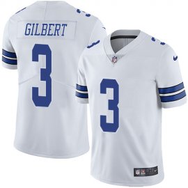 Nike Dallas Cowboys #3 Garrett Gilbert White Mens Stitched NFL Vapor Untouchable Limited Jersey