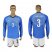 Italy #3 Chiellini Blue Home Long Sleeves Soccer Country Jersey
