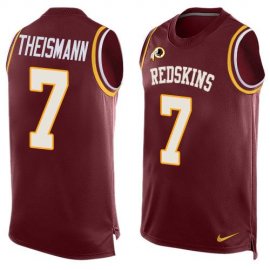 Nike Washington Football Team #7 Joe Theismann Burgundy Red Team Color Mens Stitched NFL Limited Tank Top Jersey