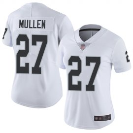 Nike Las Vegas Raiders #27 Trayvon Mullen White Womens Stitched NFL Vapor Untouchable Limited Jersey