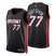 Nike Miami Heat #77 Omer Yurtseven Black Mens 2021-22 NBA 75th Anniversary Diamond Swingman Jersey – Icon Edition Mens