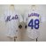 New York Mets #48 Jacob DeGrom White(Blue Strip) Home Cool Base Stitched Youth MLB Jersey