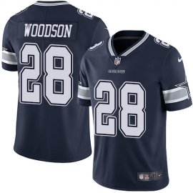 Nike Dallas Cowboys #28 Darren Woodson Navy Blue Team Color Mens Stitched NFL Vapor Untouchable Limited Jersey