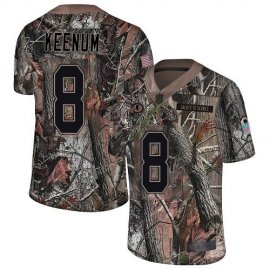 Nike Washington Football Team #8 Case Keenum Camo Mens Stitched NFL Limited Rush Realtree Jersey