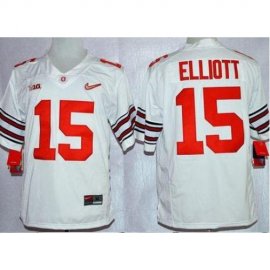 Ohio State Buckeyes #15 Ezekiel Elliott White Sugar Bowl Special Event Stitched NCAA Jersey
