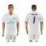 Real Madrid #1 Casillas White Home Soccer Club Jersey