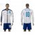 Italy #10 Del Piero White Away Long Sleeves Soccer Country Jersey