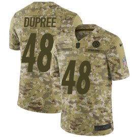 Nike Pittsburgh Steelers #48 Bud Dupree Camo Mens Stitched NFL Limited 2018 Salute To Service Jersey