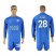 Leicester City #28 Fuchs Home Long Sleeves Soccer Country Jersey