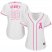 Los Angeles Angels #28 Andrew Heaney White/Pink Fashion Womens Stitched MLB Jersey
