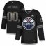 Mens Adidas Oilers Personalized Authentic Black Classic NHL Jersey