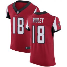 Nike Atlanta Falcons #18 Calvin Ridley Red Team Color Mens Stitched NFL Vapor Untouchable Elite Jersey
