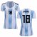 Womens Argentina #18 Salvio Home Soccer Country Jersey