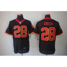 Nike Washington Football Team #28 Darrell Green Black Mens Stitched NFL Elite Jersey