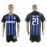 Inter Milan #21 Santon Home Soccer Club Jersey